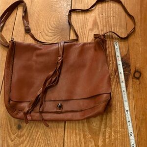 Jo Soft Brown Leather Crossbody Bag